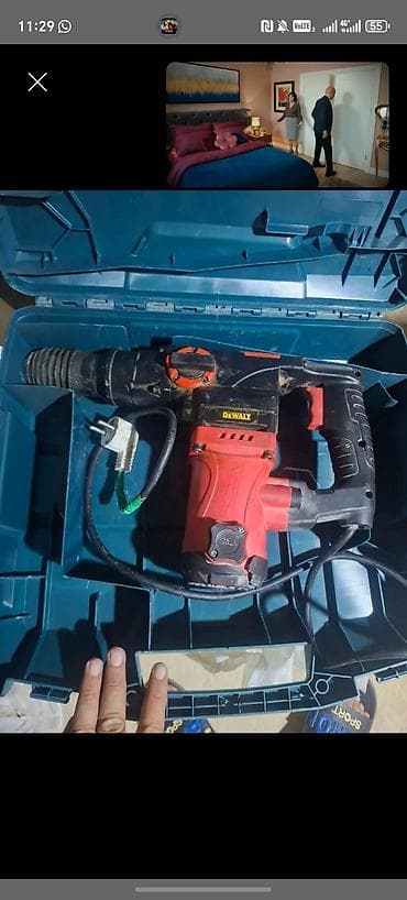 DEWALT perforator/qırıcı – elektriklə işləyən SDS tipli ağır iş aləti