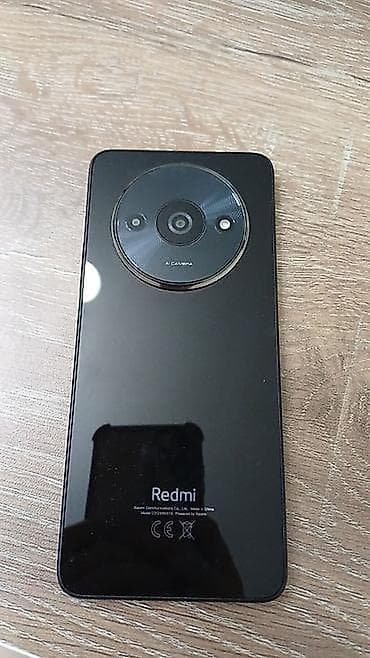 red wing: Redmi A3, 128 GB, rəng - Qara, Barmaq izi, İki sim kartlı, Face ID — 1