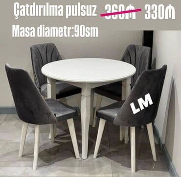 sutul stol: Göz oxşayan masa dəsti 💫 Yeni ve Hazir Qiymət : 330 azn Rəng — 1