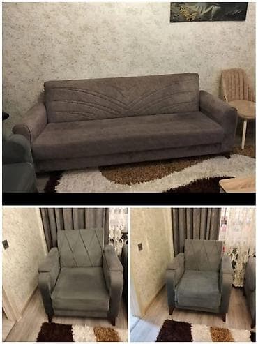 kombi satilir: İşlənmiş, Divan, 2 kreslo — 1