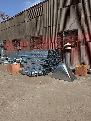 alma tozu: Sənaye havalandırma komponentləri – sinklənmiş poladdan hazırlanmış — 3