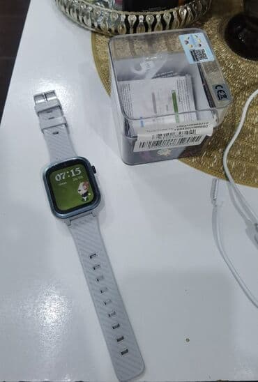 elektron saat oyrənmək: İşlənmiş, Smart saat, Smart, Suya davamlı, rəng - Boz — 1