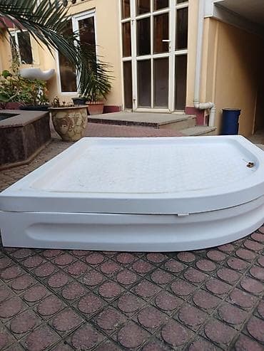 Потолок: Duş kabinası üçün künc palet - Forma: kvadrat-kvadratın küncü — 2