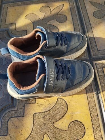 kombinezon usaq ucun: Uşaq idman ayaqqabısı – “ARMANI” yazılı - Rəng: tünd mavi (üst — 4