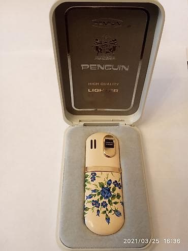 xonca satisi: Penguin “High Quality Lighter” – qazla işləyən klassik alovlu zibtu — 5