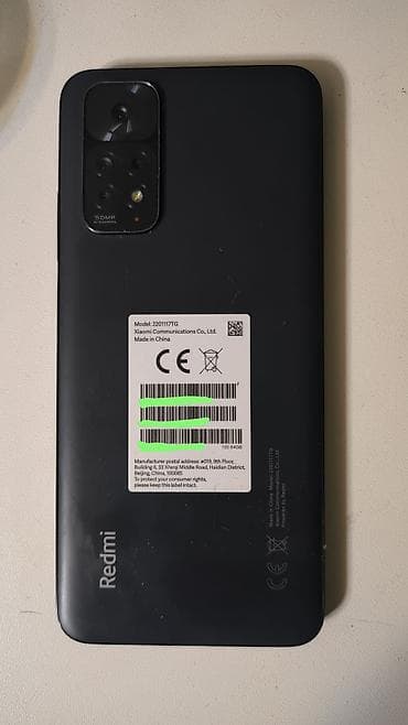 Elektronika: Redmi Note 11, 64 GB, rəng - Qara, İki sim kartlı — 2