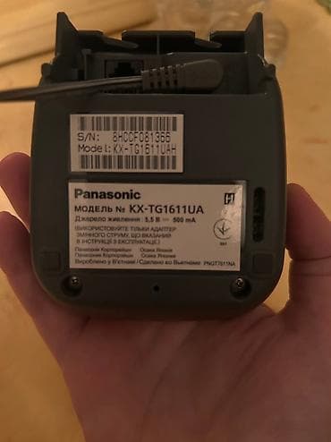 narda 2 manatliq internet: Stasionar telefon Panasonic, Simli, İşlənmiş, Ünvandan götürmə — 2