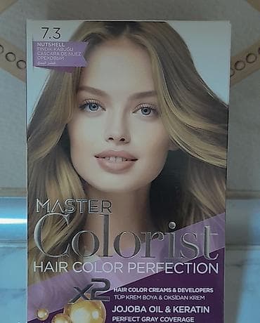 Fındıq qabığı rəngi saç kraskası təzədir.Ünvan Xırdalan. Master — 1