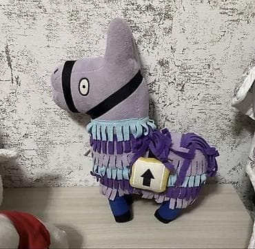 gence oyuncaq magazasi: Мягкие игрушки 
Фиолетовые антилопы Fortnite каждая 10 манат — 8