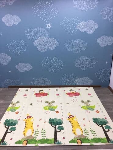 Uşaq dünyası: 🔥 AKSİYA! 🧸 İkitərəfli uşaq inkişaf etdirici termokilim (sürünmə üçün) — 4