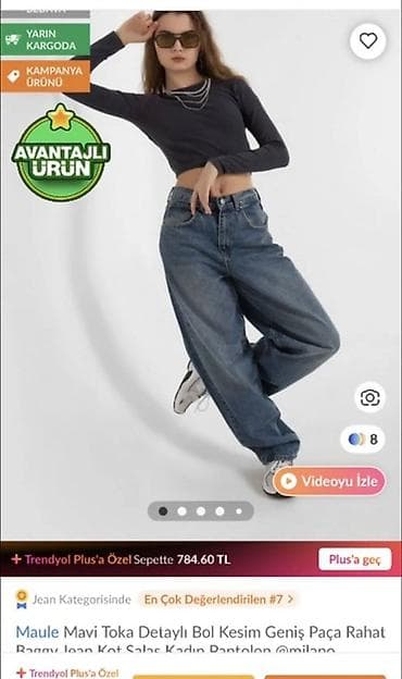 savis krem terkibi: Maule qadın cins şalvar – baggy/relaxed fit.Maule jean firmasinin — 1