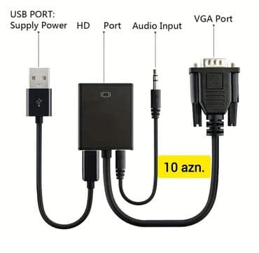 hdmi to av: RCA-dan, AV-dən HDD-yə, HDMİ-yə, HDTV-yə ÇEVİRİCİ ( konvertor ) — 46