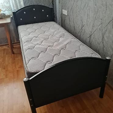 İşlənmiş, Təknəfərlik çarpayı, Bazasız, Matras ilə, Siyirməsiz — 2