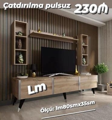 стол трансформер баку: _*TV STEND / TV altı*_ *Yeni və sifarişlə* 💥 Qiymət : *230₼* — 1