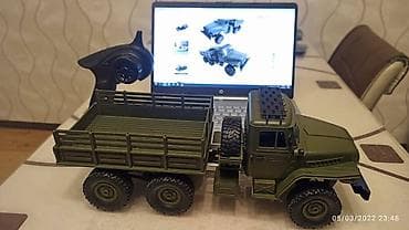 oyuncaq ayi type 1: MN88S herbi masin modeli. 6*6WD. 7.4V 1200mAh li-ion battery.Elave — 7