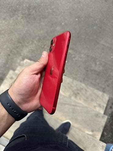 iphone gence: IPhone 11, 64 GB, Qırmızı, Face ID — 3