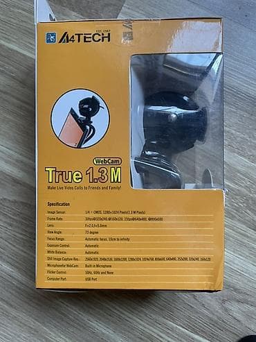 Bahalidir A4Tech True 1.3M WebCam (Model: PK-130MJ) Xüsusiyyətlər: -
