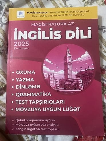 Məhsul: “İngilis Dili – Magistratura.az” 2025, 10-cu nəşr (dərs lalafo.az -da Məhsul: “İngilis Dili – Magistratura.az” 2025, 10-cu nəşr (dərs