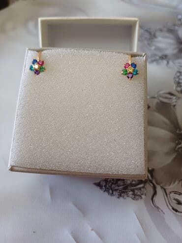 Qızıl alışı: Sırğa, Sarı qızıl, 585 Əyar, 163 g — 3