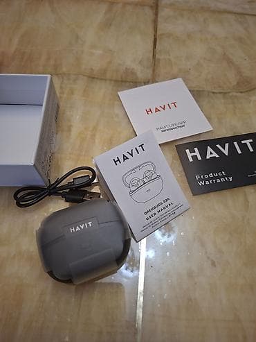 Kompüter ehtiyyat hissələri: Havit OpenBuds 02A – Open-ear simsiz qulaqlıq Xüsusiyyətlər: - Açıq — 3