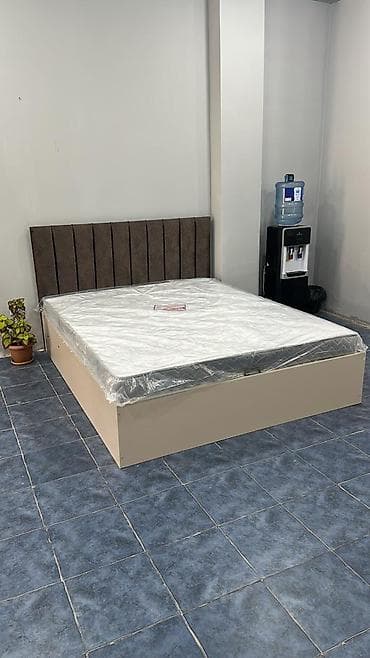 İkinəfərlik çarpayı, Bazalı, Matras ilə, Siyirməsiz