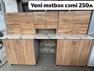 Ev üçün mebel: Mətbəx mebeli satılır 250₼. Ölçü 2.25. Yenidir. Ünvan — 1