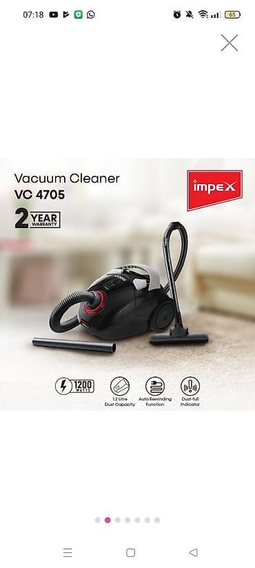 Impex tozsoran – güclü və praktik ev təmizliyi üçün. Texniki — 5