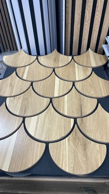 кирпичный завод балыкчы: Dekorativ divar panelləri – “balıq pulcuğu” formasında modullar - — 2