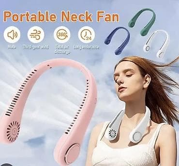 Portativ Boyun Ventilyatoru Demək olar işlənməyib. Qutusu var. USB