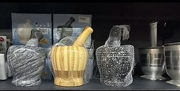 kart qabı: Dəstəli həvəng dəstləri – müxtəlif material və dizaynlarda. Məhsul — 1