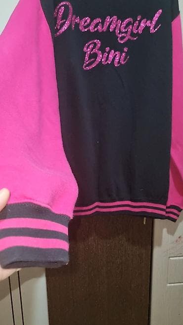 ic geyim: Just Hoods (AWDis) JH043 kolleçiya stili varsity ceket - Rəng: qara — 5