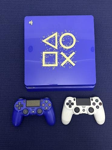 heyvalar: 🎮 PS4 Slim Limited Edition – 2 Pult + 10+ Oyun (İcarə) 🔥 Xüsusi — 1