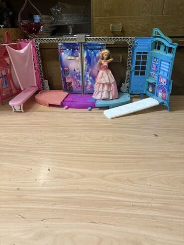 Uşaq oyuncaqları dəsti - Böyük ölçülü realist kukla: qəhvəyi saçlı