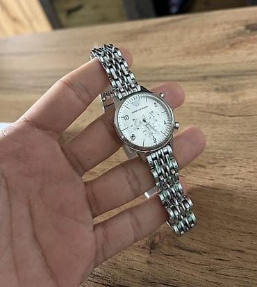 saat alisi: Qol saatı, Emporio Armani, rəng - Gümüşü — 2