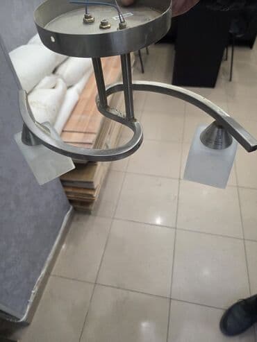 tabaka tava: Çılçıraq, 3 lampa, Metal — 4