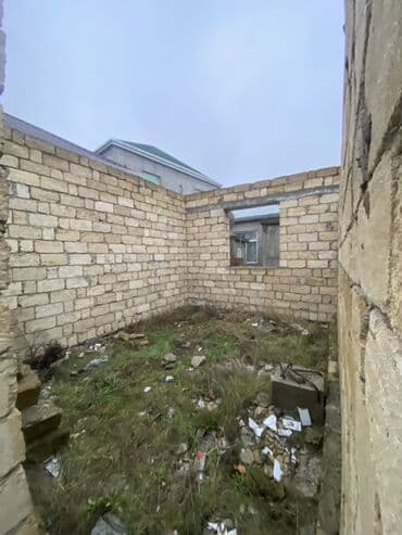 heyet evi: 3 otaqlı, 100 kv. m, Kredit var, Təmirsiz — 8