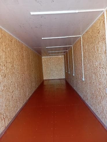 beton konteyner: İzolyasiyalı konteyner – 40 fut - Ölçü: 12 m uzunluq, 2,4 m en, 2,9 — 3