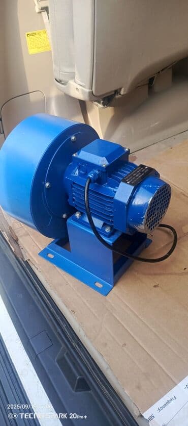 tal: Mavi metal korpuslu radial/şanxay tipli ventilyator Məhsulun təsviri — 2