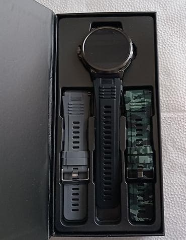 Аудиотехника: Б/у, Смарт часы, Сенсорный экран, цвет - Черный — 3