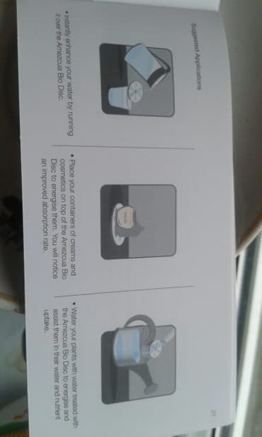 bu üçün sterilizator: Amezcua. Bio Disc + Water Re- Defined. Made in Germany. Elde tuarax — 2