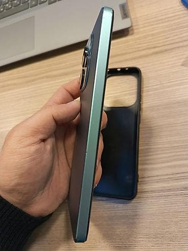 nothing phone 2 qiyməti: Redmi smartfon. Hec bir prblemi yoxdu - Rəng: Yaşıl/teal tonlu mat — 3