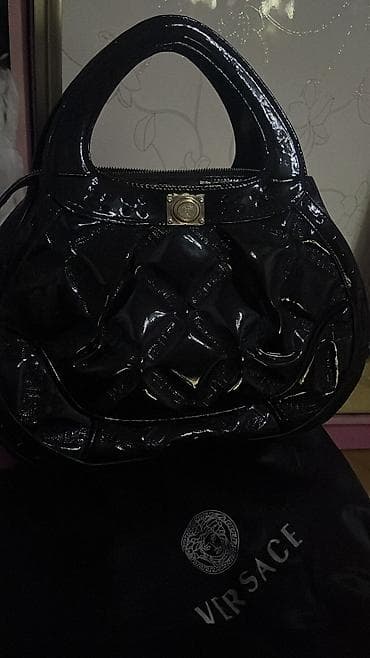 Çantalar: Temiz deriden VERSACE canta — 4
