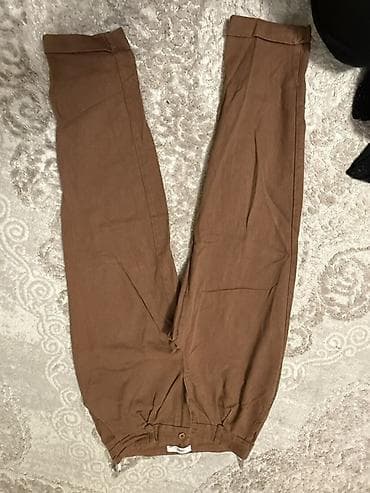 kastum şalvar: Qadın şalvarları dəsti - Model 1: Zeytun-yaşıl rəngdə geniş balaqlı — 10