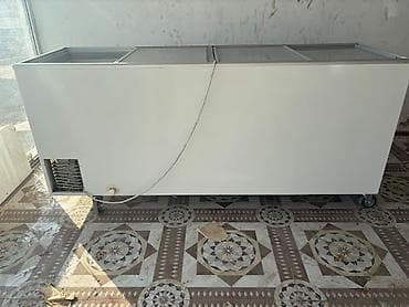 Ticarət üçün şüşə sürgülü qapaqlı dondurucu vitrin (ada tipli) — 2