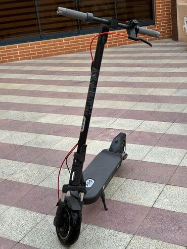 samakatlar elektiriksiz mingecevir ucuz: Elektrik skuter – “PRO” seriyası - Rəng: qara - Geniş, teksturalı — 8