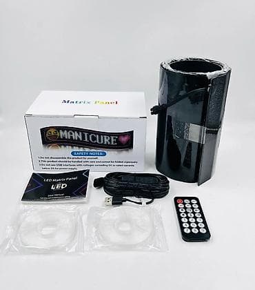 RGB LED Matrix Panel – mobil tətbiqlə idarə olunan çevik reklam/mesaj — 7