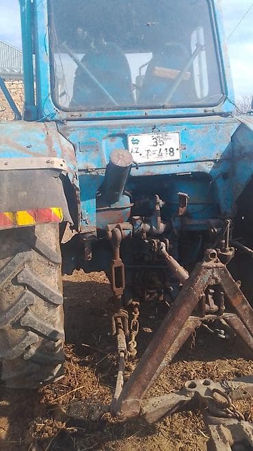 maşın üçün aksesuarlar: Kənd təsərrüfatı üçün təkərli traktor - Rəng: mavi, kabinli - Ön — 4