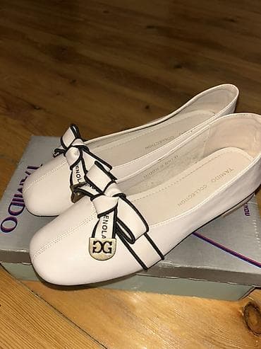 балетка новый: Балетки, Dolce & Gabbana, Размер: 39, цвет - Белый, Новый — 1