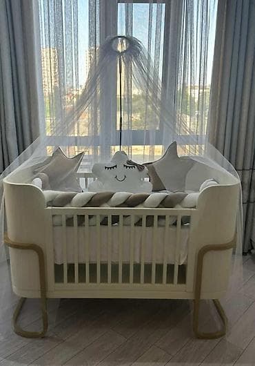 plasdik cen: Oğlan və qız üçün, Yumru, Beşik, Dəst ilə, Matras ilə, Yellənmə mexanizmsiz — 1