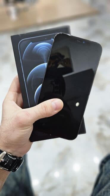 şüşəli dondurucular: IPhone 12 Pro, 128 GB, Göy, Face ID — 3